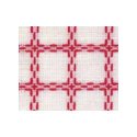 Beiersbont 5400.11 wit/rood 160 cm