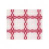 Beiersbont 5400.11 wit/rood 160 cm