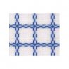 Beiersbont 5400.12 wit/blauw 160 cm