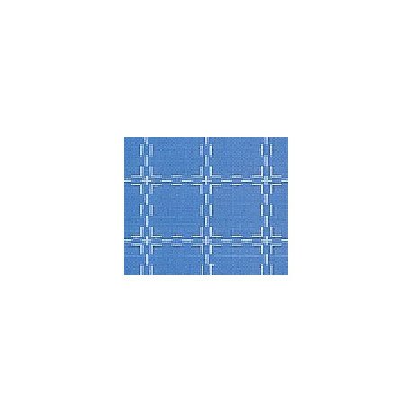 Beiersbont 5439 middenblauw/wit 160 cm