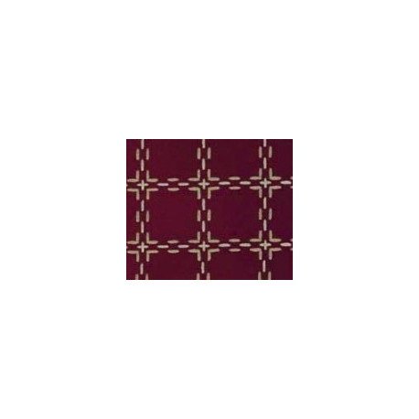 Beiersbont 5450.10 bordeaux/beige 160 cm