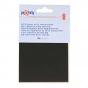 10x Reparatiedoek Nylon Zelfklevend Pronty Zwart 10x20 cm