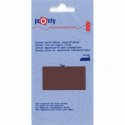 10x Reparatiedoek Jersey Opstrijkbaar Pronty bruin 038