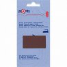 10x Reparatiedoek Jersey Opstrijkbaar Pronty bruin 038