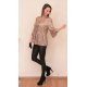 Jersey met Pailetten 130778 Beige 5016