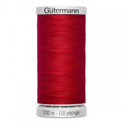 Gütermann SuperSterk 100meter rood kleur 156