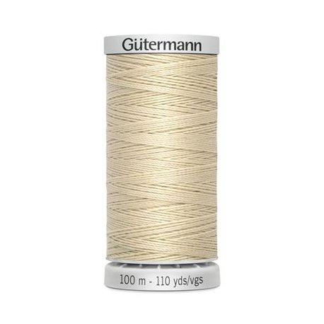 Gütermann SuperSterk 100meter beige kleur 414
