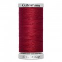 5x Gütermann SuperSterk 100meter rood kleur 46