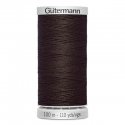 5x Gütermann SuperSterk 100meter bruin kleur 696