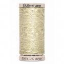 5x Gütermann Quilting 200 mtr Creme 0829