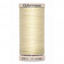 5x Gütermann Quilting 200 mtr Creme 0919