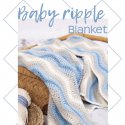 Baby Ripple Blanket Blue