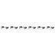 Babylint Baby feet 10mm per cm of per mtr kleur 001