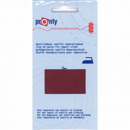 Pronty Reparatiedoek Snelfix opstrijkbaar 015 bordeaux