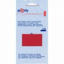 10x Pronty Reparatiedoek rood strijkbaar