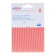 10x Pronty Reparatiedoek ruit opstrijkbaar 10x40cm kleur 002 rood