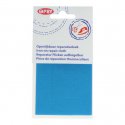 5x Opry Reparatiedoek opstrijkbaar 11x25cm 298 blauw