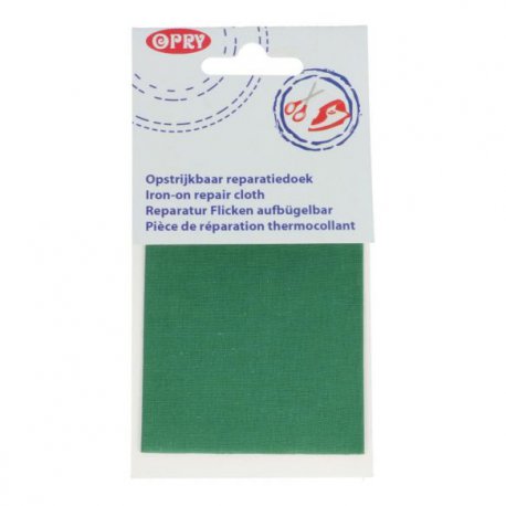 Opry Reparatiedoek opstrijkbaar 11x25cm 519 groen