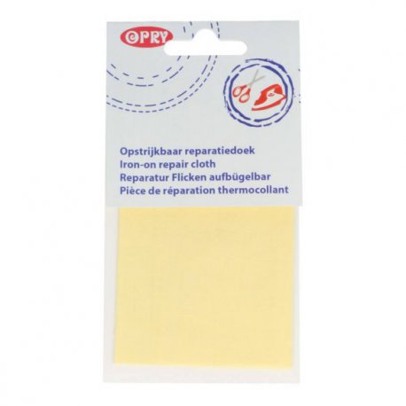 Opry Reparatiedoek opstrijkbaar 11x25cm 638 geel