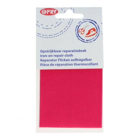 Opry Reparatiedoek opstrijkbaar 11x25cm 786 roze