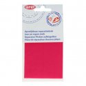 5x Opry Reparatiedoek opstrijkbaar 11x25cm 786 roze