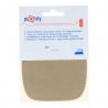 10xPronty Kniestukken opstrijkbaar 1 paar -  030 beige