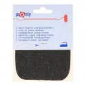 10x2 stuks Pronty Kniestukken Jeans opstrijkbaar 2st 090 zwart