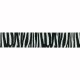 Elastic band zebra print 40mm per cm/mtr te bestellen