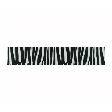 Elastic band zebra print 40mm per cm/mtr te bestellen
