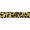 10 mtr Elastic band luipaard print 40mm per cm/mtr te bestellen