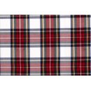 Schotse Ruit Gabardine 05193 wit 051