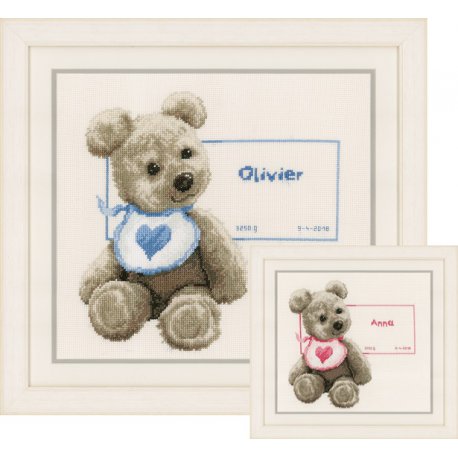 Telpakket kit Beertje met slabbetje  PN-0163514