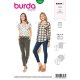 Burda 6326 Blouses van Viscose, katoen of Crepe