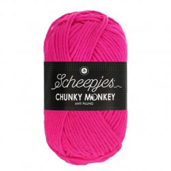 Scheepjes Chunky Monkey 100g - 1257 Hot Pink