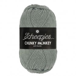 Scheepjes Chunky Monkey 100g - 1099 Mid Grey