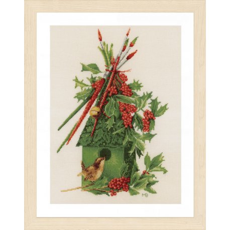 Telpakket kit Mijn winterhuisje Lanarte
