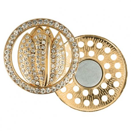 Magnetische broche tulp 45mm  64265-GO