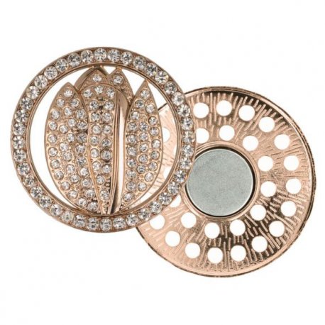 Magnetische broche tulp 45mm goud  64265-RGO