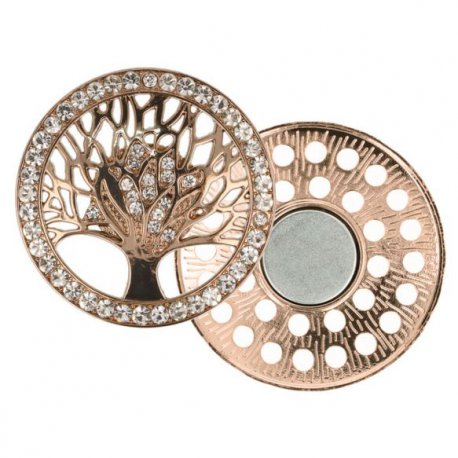 Magnetische broche boom 45mm goud 64266-RGO