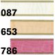 Lint Organza Kerst met Lurex Rand 25 mm 3 kleuren