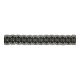 Nylon stretch kant 40mm Zwart 000