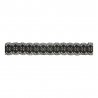 25 mtr Nylon stretch kant 40mm Zwart 000
