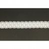 25 mtr Nylon stretch kant 40mm Wit 009