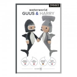 Zabbez sharks Guus & Harry (pkt)*  014.203