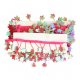 Band met hangend esdoornblad Rood Roze 16-10