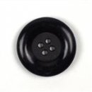 35x Knoop Dill 28mm zwart Carnaval