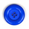 35x Knoop Dill 28mm blauw Carnaval
