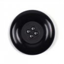 20x Knoop Dill 38mm zwart Carnaval