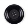20x Knoop Dill 38mm zwart Carnaval