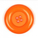 20x Knoop Dill 50mm oranje Carnaval